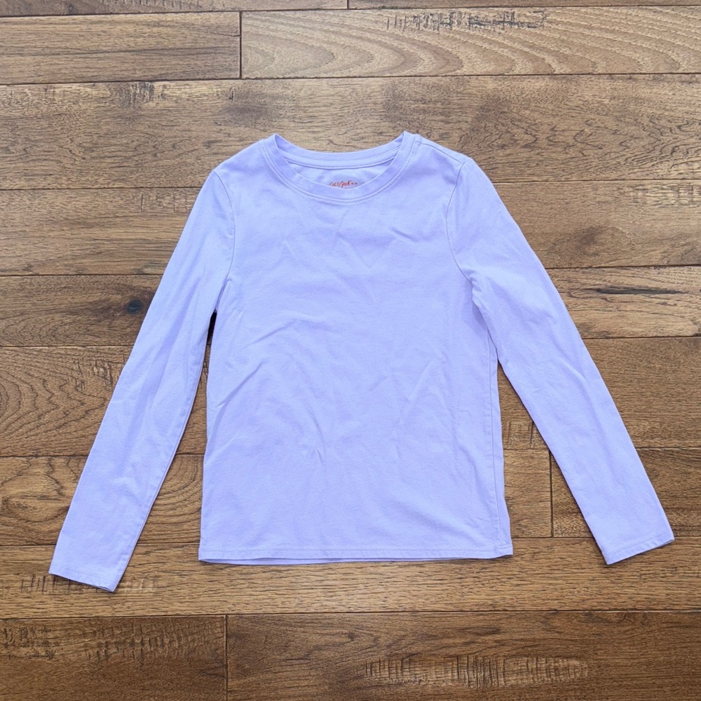 Cat & Jack Girls Purple Long-Sleeve T-Shirt - Size M (8)